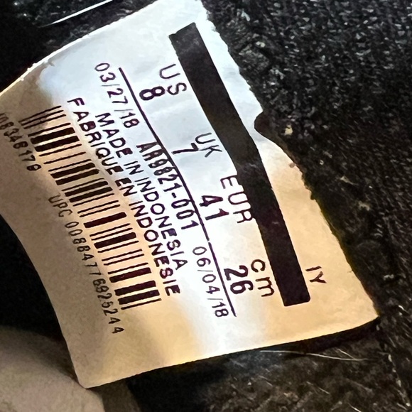 Nike SB Gato Supreme Black Men’s Size 8 AR9821-001 Nike x Supreme - Picture 8 of 8